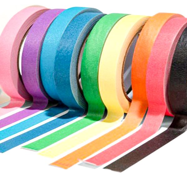 چسب نواری رنگی 2.5 سانتی 50 متر گلدفیش